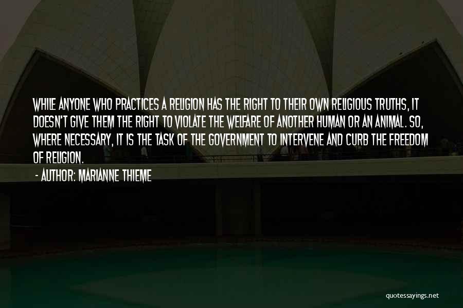 Right To Religious Freedom Quotes By Marianne Thieme