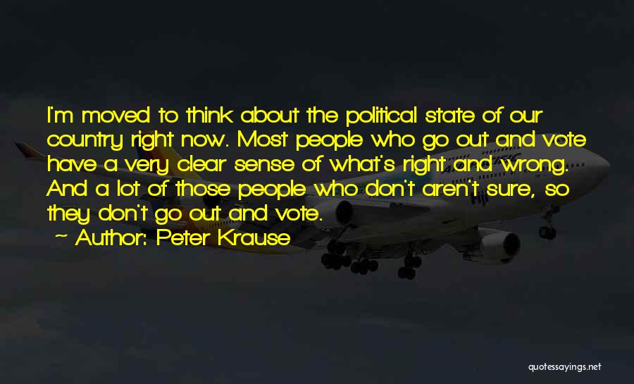 Right To Vote Quotes By Peter Krause