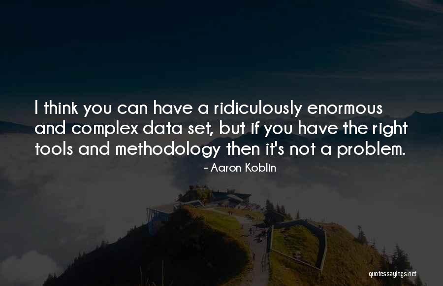 Right Tools Quotes By Aaron Koblin