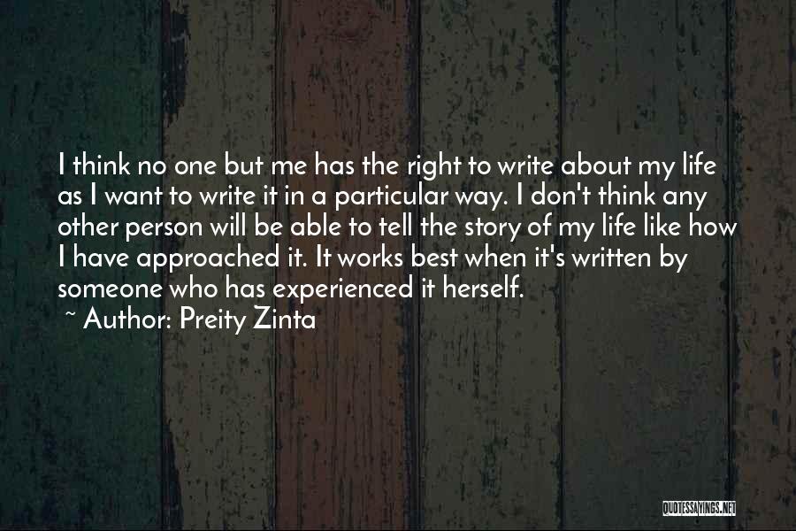 Right Way To Write Quotes By Preity Zinta