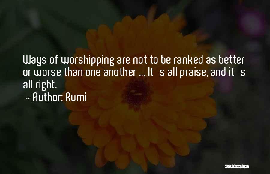 Right Ways Quotes By Rumi