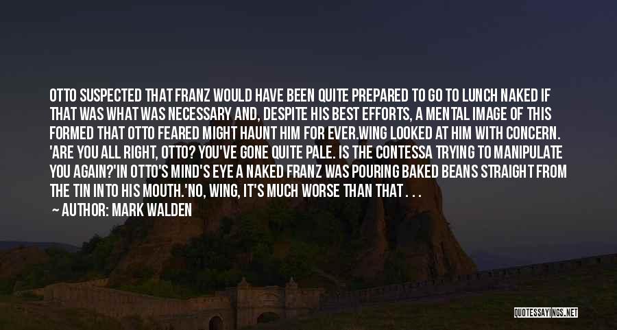 Right Wing Quotes By Mark Walden