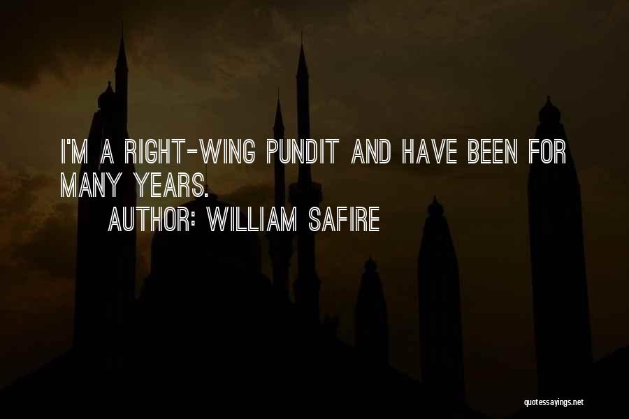 Right Wing Quotes By William Safire