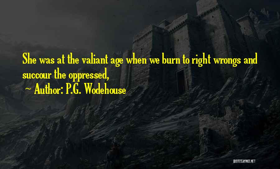 Right Your Wrongs Quotes By P.G. Wodehouse