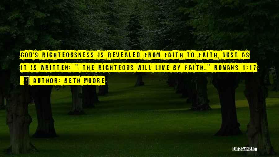 Righteousness By Faith Quotes By Beth Moore