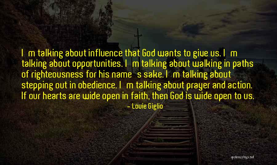 Righteousness Quotes By Louie Giglio