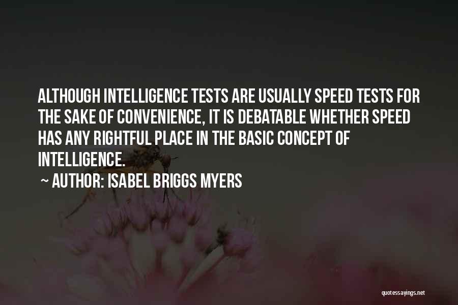 Rightful Place Quotes By Isabel Briggs Myers