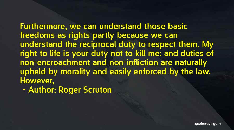 Rights And Duties Quotes By Roger Scruton