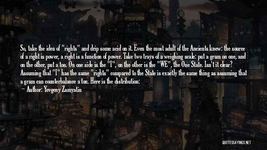 Rights And Duties Quotes By Yevgeny Zamyatin