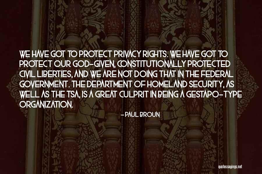 Rights And Liberties Quotes By Paul Broun Rights And Liberties Quotes By Paul Broun