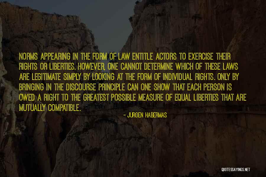 Rights Of A Person Quotes By Jurgen Habermas Rights Of A Person Quotes By Jurgen Habermas