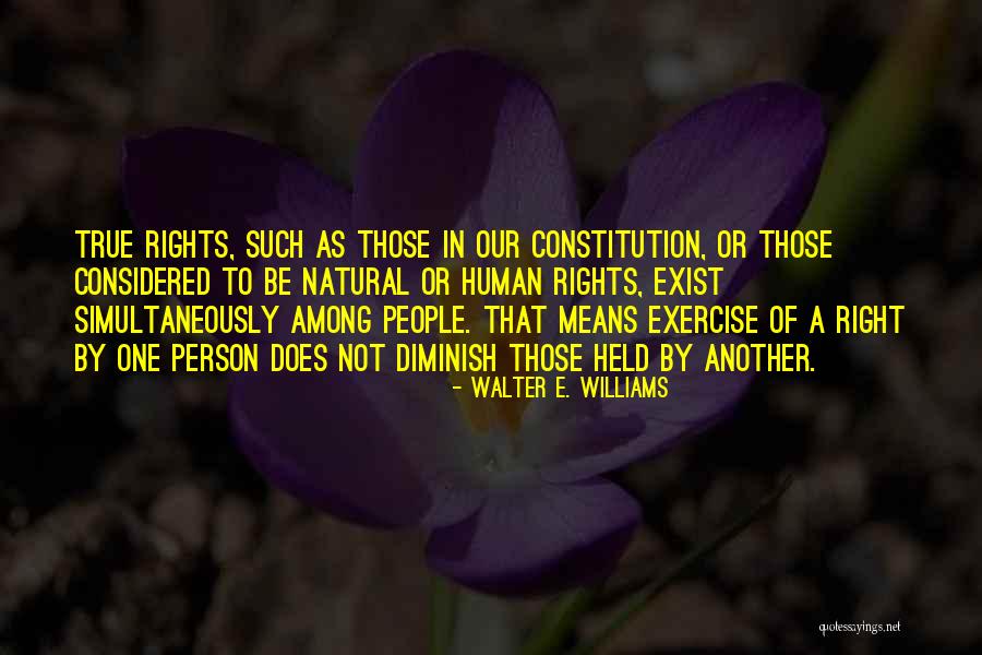 Rights Of A Person Quotes By Walter E. Williams Rights Of A Person Quotes By Walter E. Williams