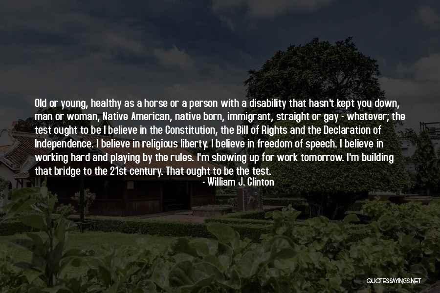 Rights Of A Person Quotes By William J. Clinton Rights Of A Person Quotes By William J. Clinton