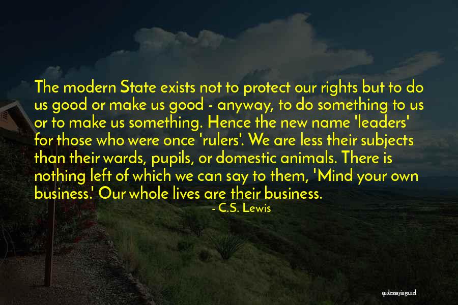 Rights Of Animals Quotes By C.S. Lewis Rights Of Animals Quotes By C.S. Lewis