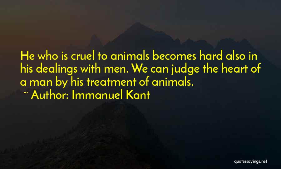 Rights Of Animals Quotes By Immanuel Kant