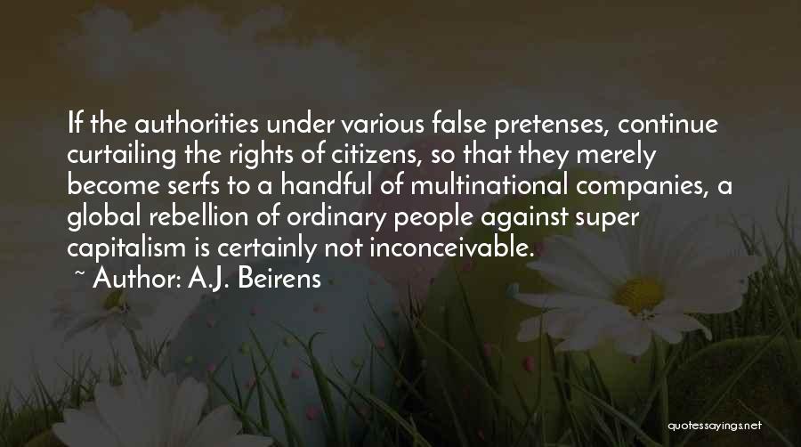 Rights Of Citizens Quotes By A.J. Beirens