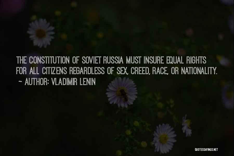 Rights Of Citizens Quotes By Vladimir Lenin