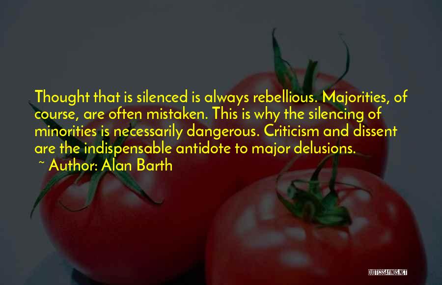 Rights Of Minorities Quotes By Alan Barth