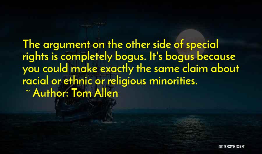 Rights Of Minorities Quotes By Tom Allen