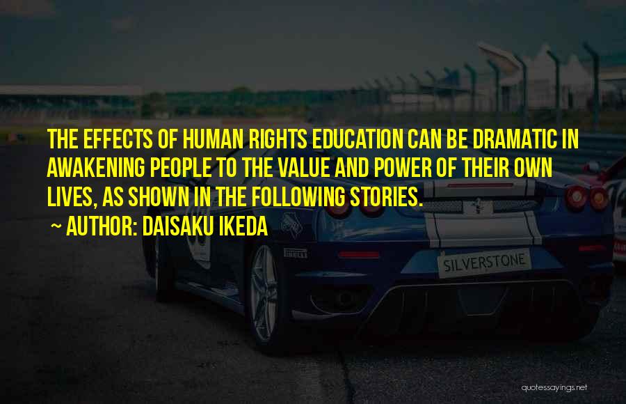 Rights To Education Quotes By Daisaku Ikeda