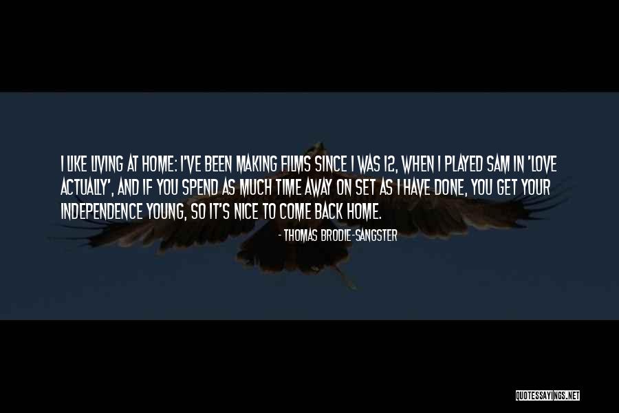 Rigoberto Sanchez Quotes By Thomas Brodie-Sangster Rigoberto Sanchez Quotes By Thomas Brodie-Sangster