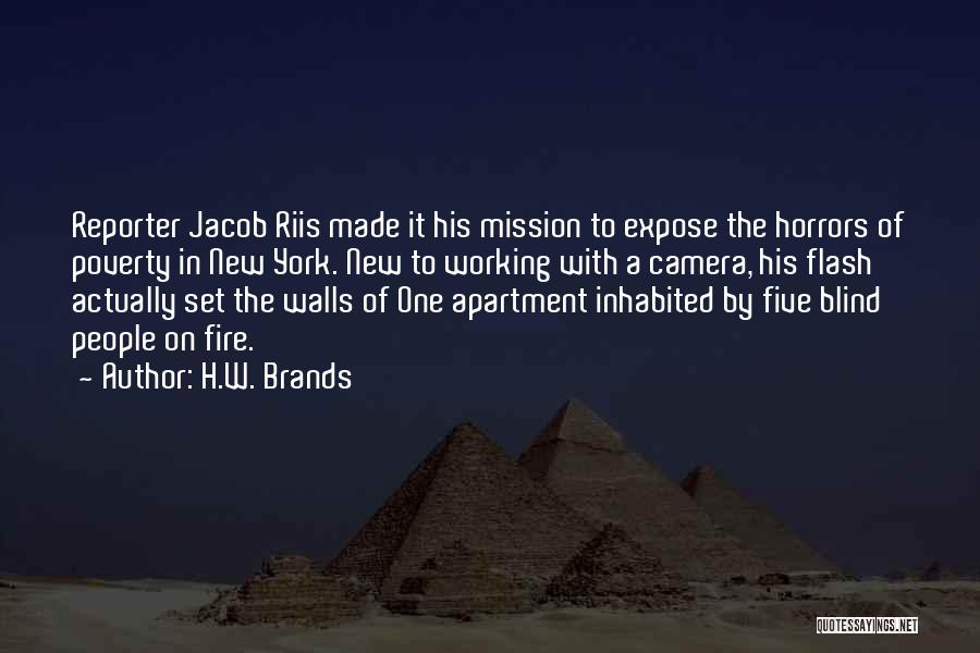 Riis Quotes By H.W. Brands