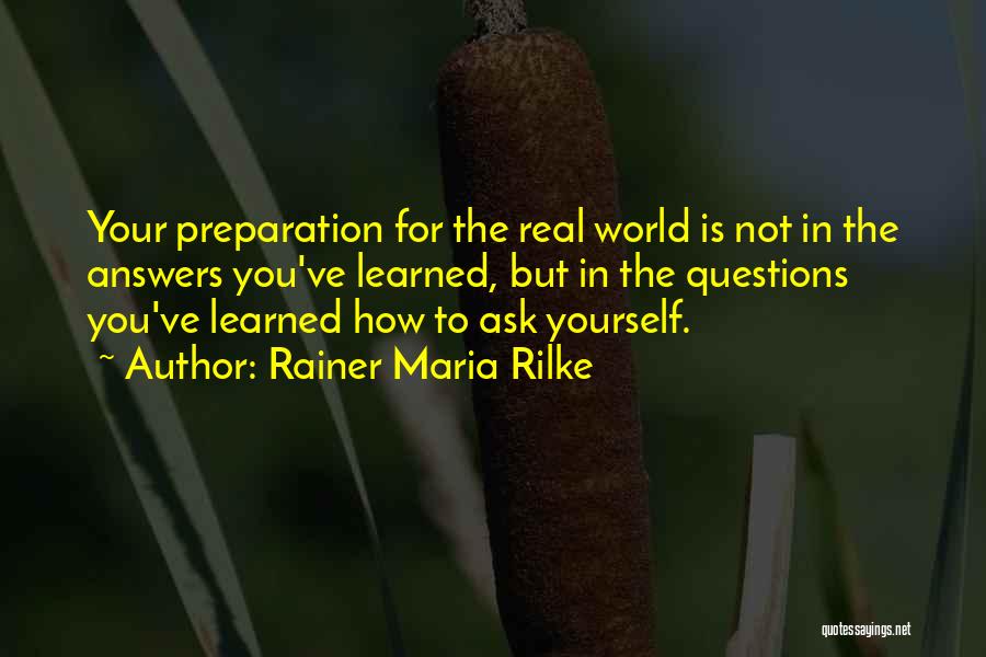 Rilke Answers Quotes By Rainer Maria Rilke