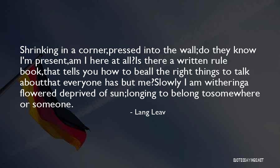 Rimandare Alle Quotes By Lang Leav Rimandare Alle Quotes By Lang Leav
