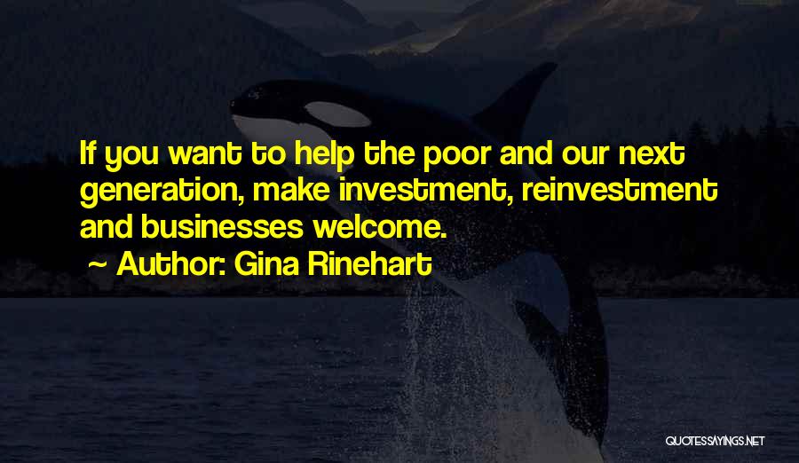 Rinehart Quotes By Gina Rinehart