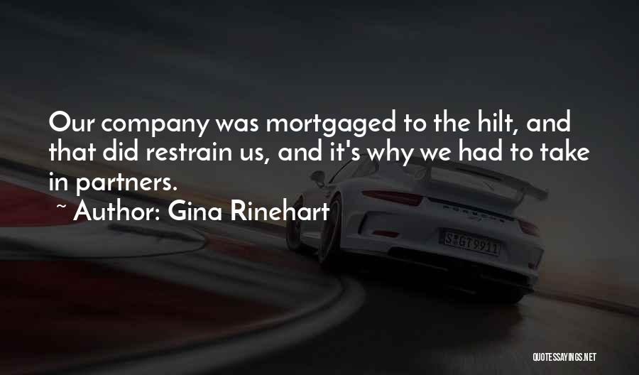 Rinehart Quotes By Gina Rinehart