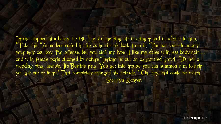 Ring Finger Quotes By Sherrilyn Kenyon Ring Finger Quotes By Sherrilyn Kenyon
