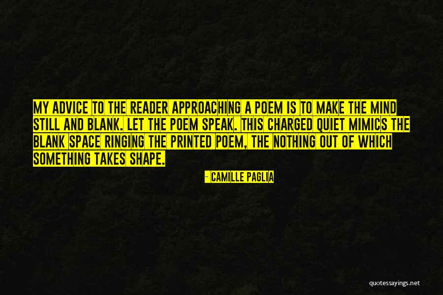 Ringing Quotes By Camille Paglia Ringing Quotes By Camille Paglia