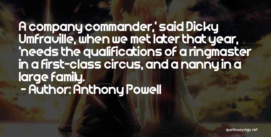 Ringmaster Quotes By Anthony Powell