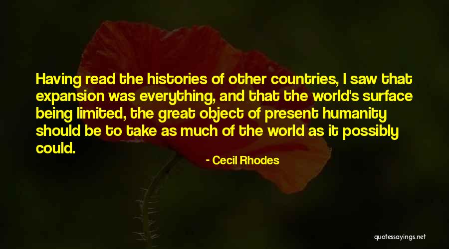 Ringor Quotes By Cecil Rhodes Ringor Quotes By Cecil Rhodes