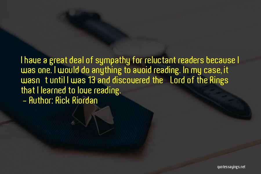 Rings And Love Quotes By Rick Riordan