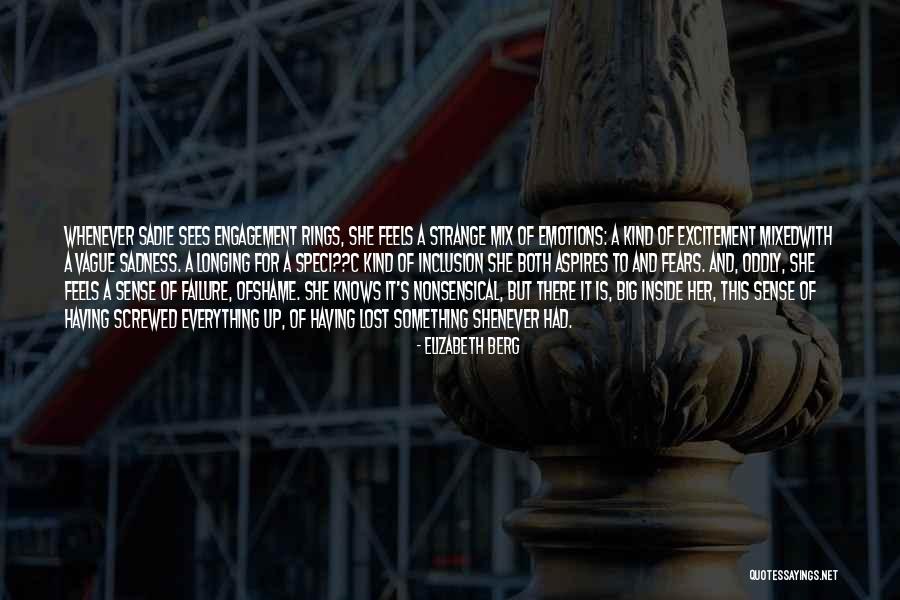 Rings Quotes By Elizabeth Berg