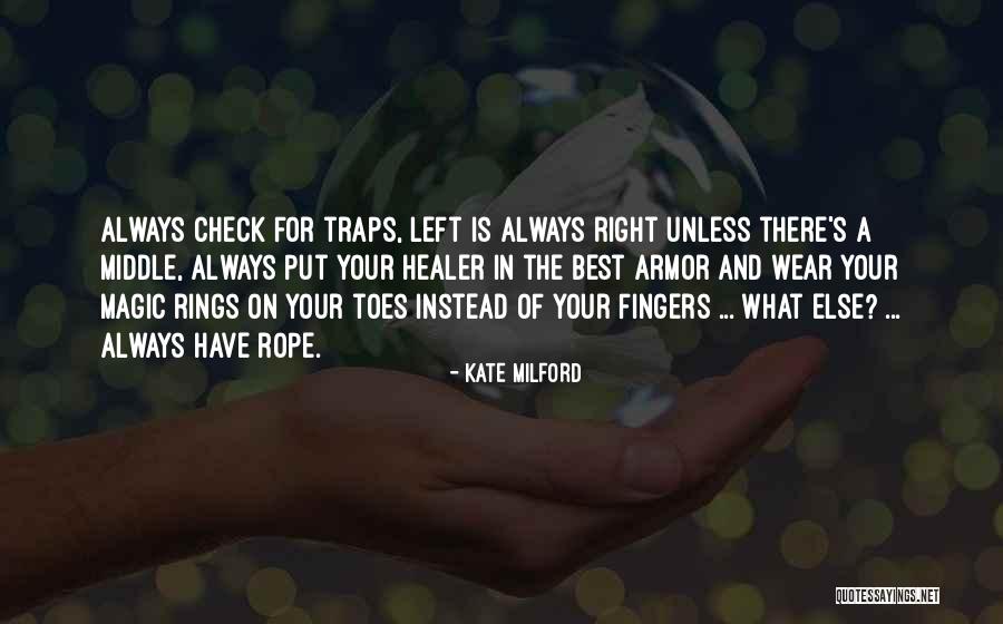 Rings Quotes By Kate Milford
