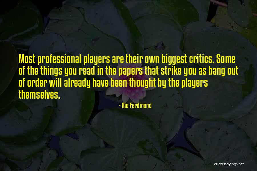 Rio Ferdinand Quotes 313132 Rio Ferdinand Quotes 313132