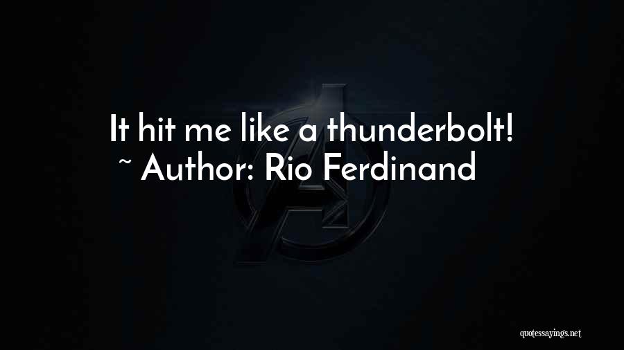 Rio Ferdinand Quotes 975317