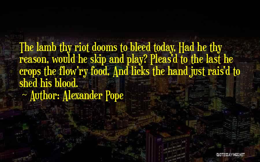 Riot Quotes By Alexander Pope