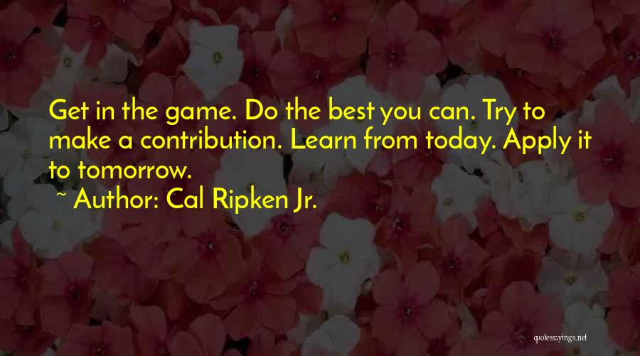 Ripken Quotes By Cal Ripken Jr.