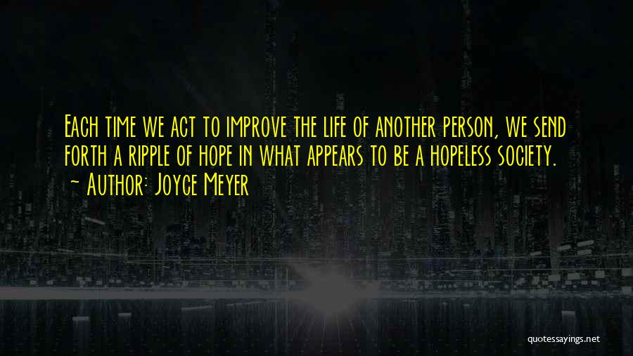 Ripple Quotes By Joyce Meyer