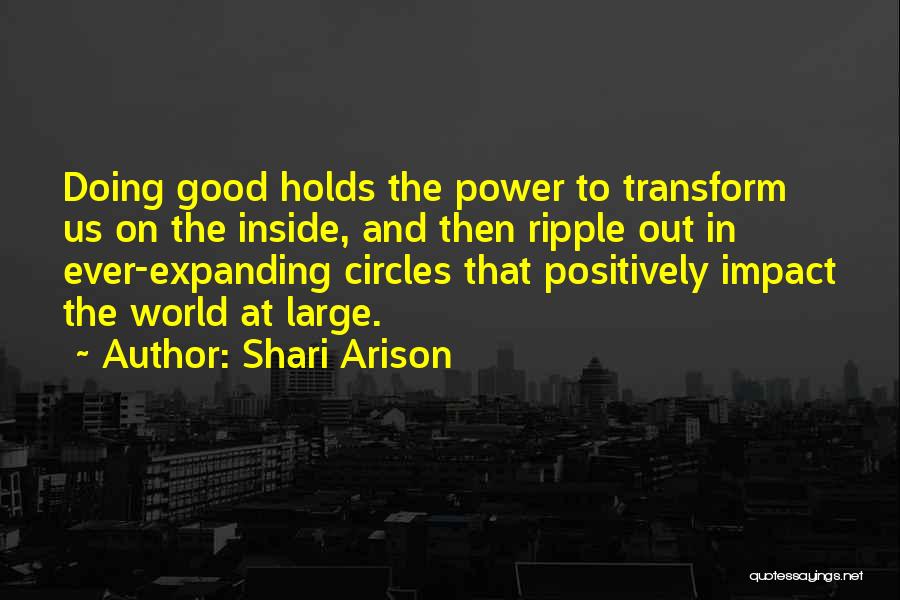 Ripple Quotes By Shari Arison