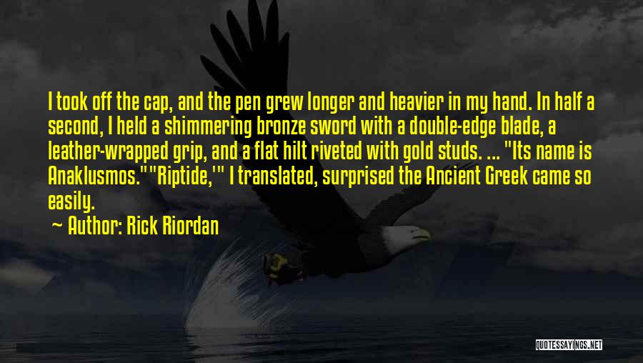 Riptide Quotes By Rick Riordan