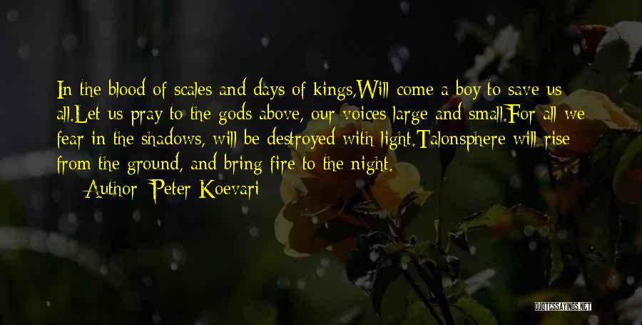 Rise From Darkness Quotes By Peter Koevari