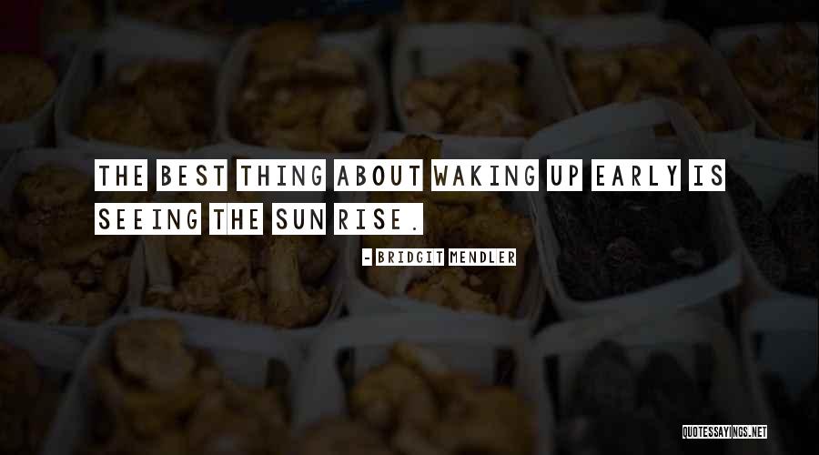 Rise Up Early Quotes By Bridgit Mendler