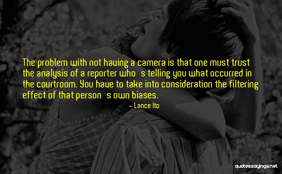 Rishina Interviews Quotes By Lance Ito Rishina Interviews Quotes By Lance Ito
