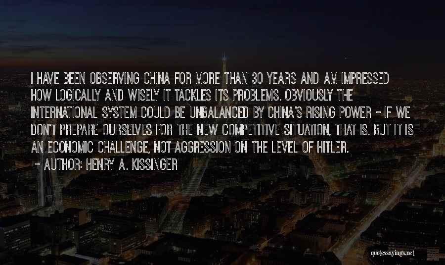 Rising From Challenges Quotes By Henry A. Kissinger