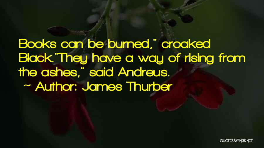 Rising From The Ashes Quotes By James Thurber