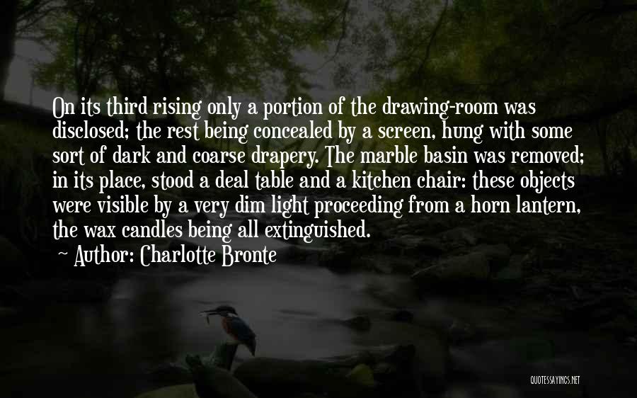 Rising From The Dark Quotes By Charlotte Bronte